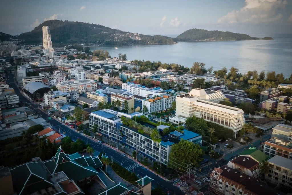 Patong Beach and neighbourhood near Hotel Indigo Phuket Patong